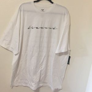 Diamond supply co. - ⚪️ white logo shirt